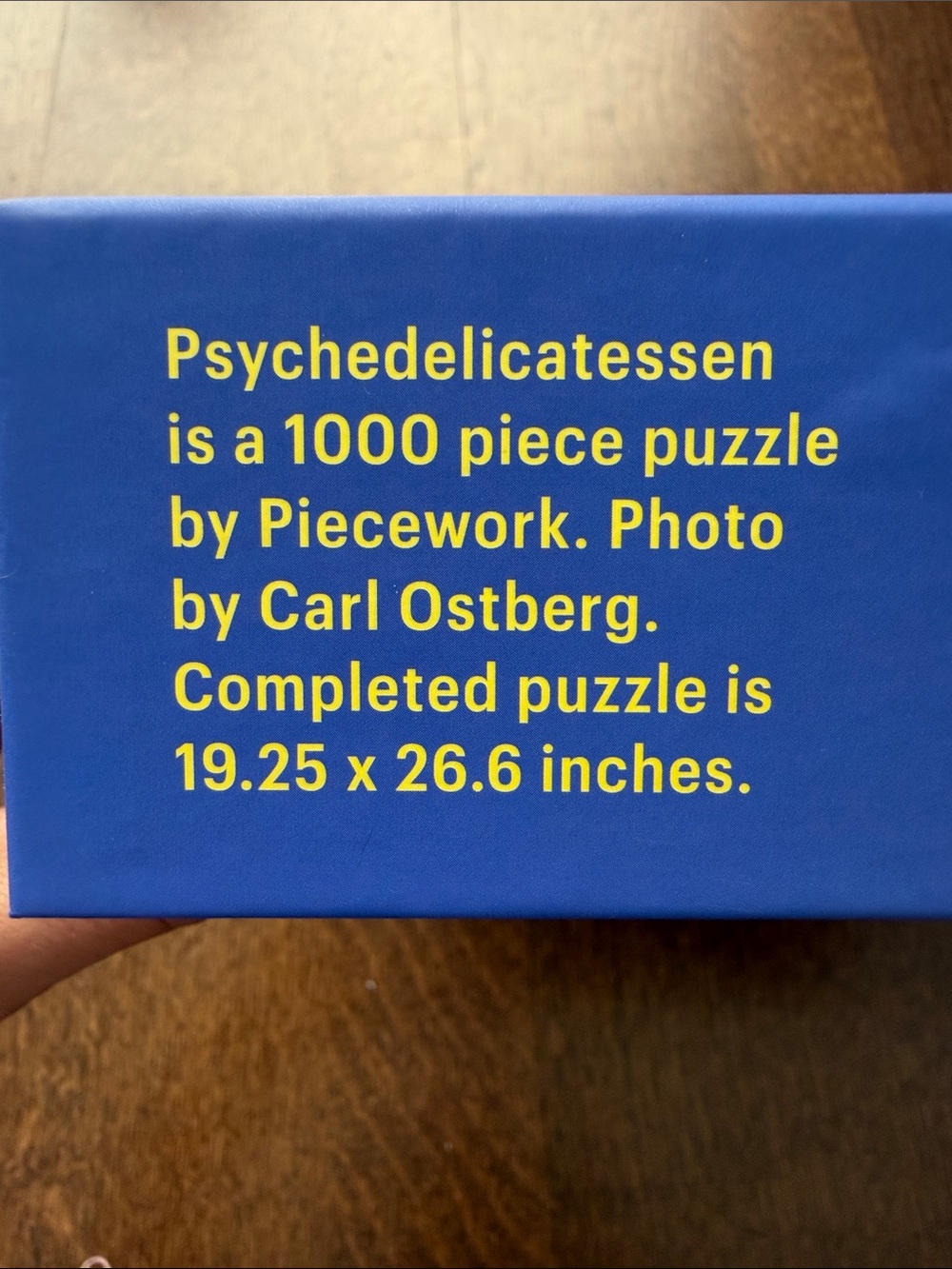 Psychedelic Deli 1000-Piece Puzzle - Blue Box - Picture 2 of 3